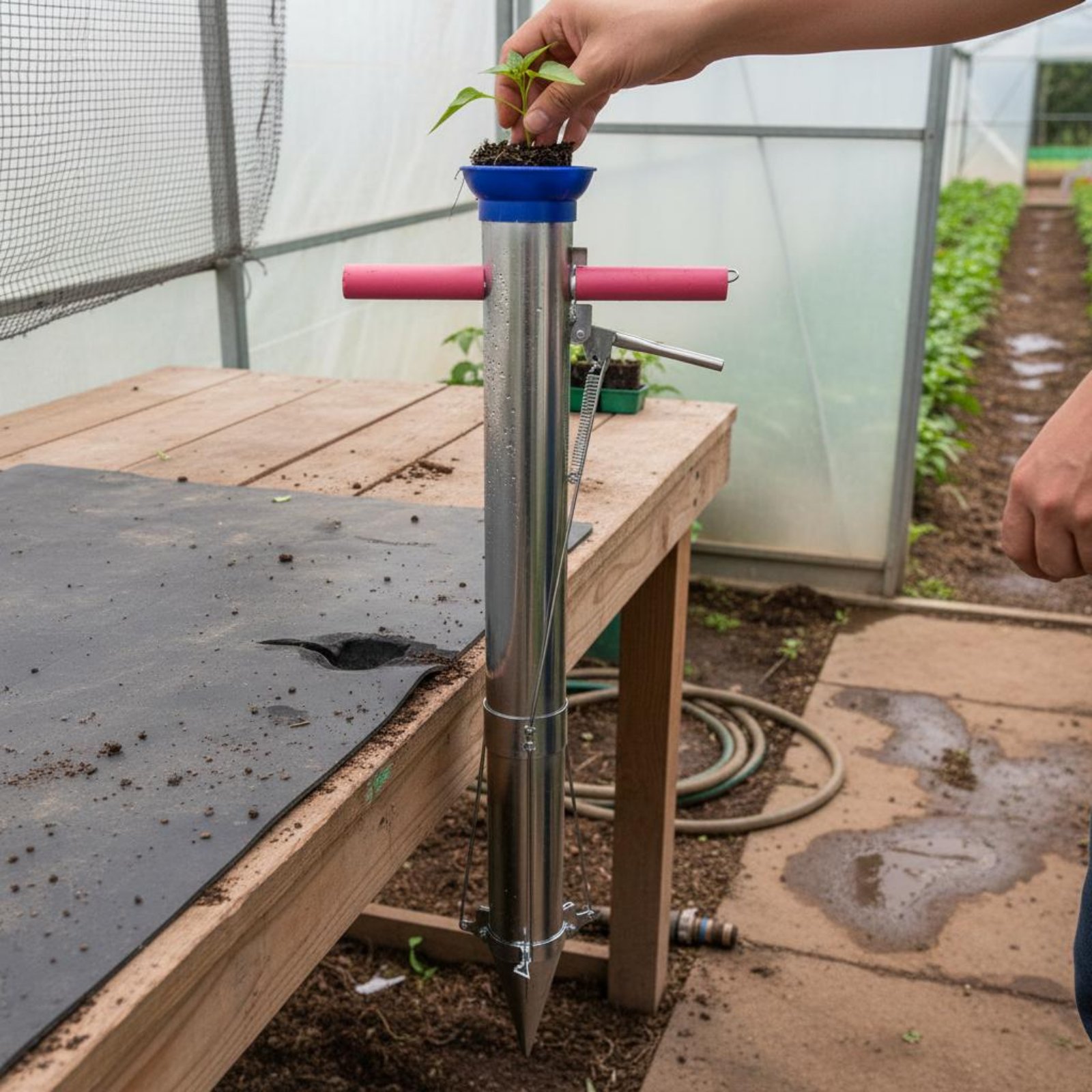 Vegetable Transplanter - Manual Vegetable Planter Easy to Use