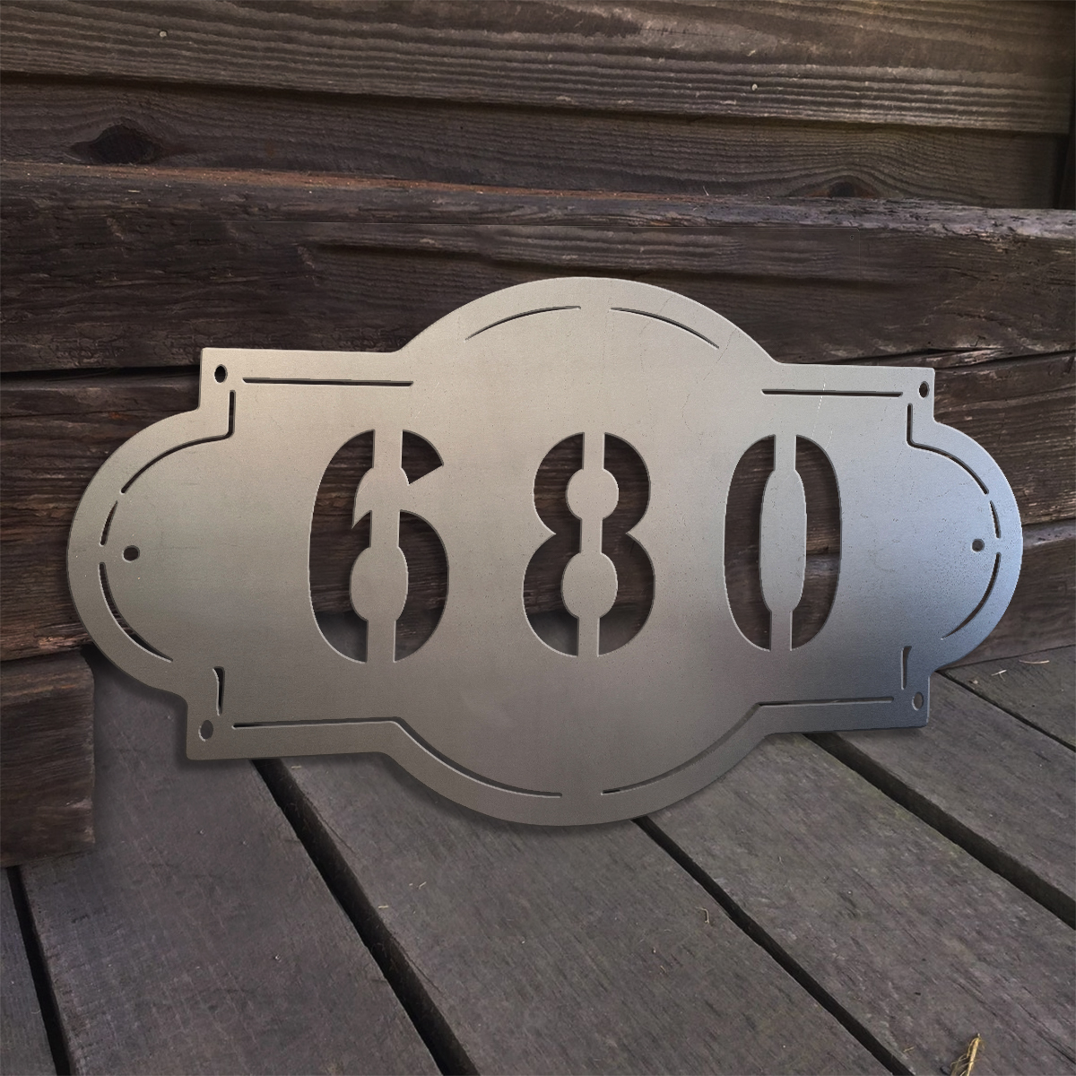 Farming A - 1pc Custom Number Metal Wall Door