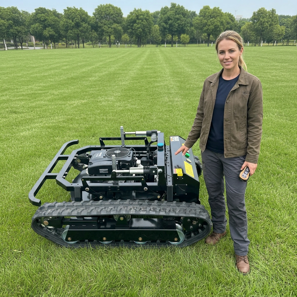 Farming A - Heavy Duty Tracked Remote Control Lawn