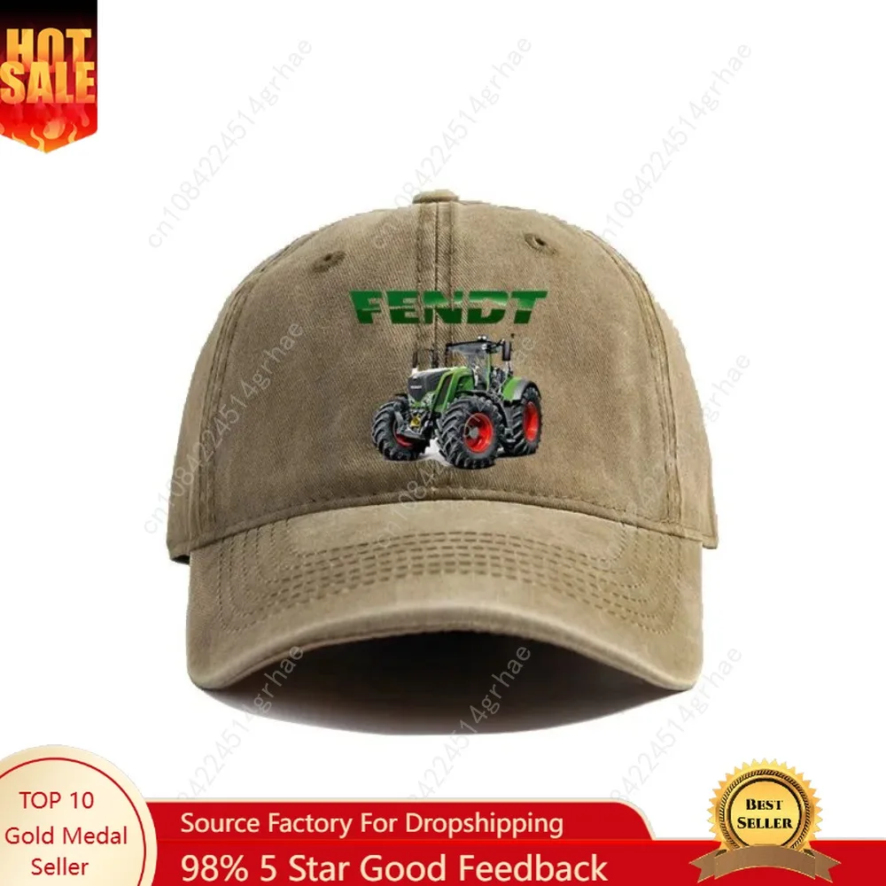 Agriculture Farming Cartoon - 2025 Fendt Agricultural Farming Tractors Distressed