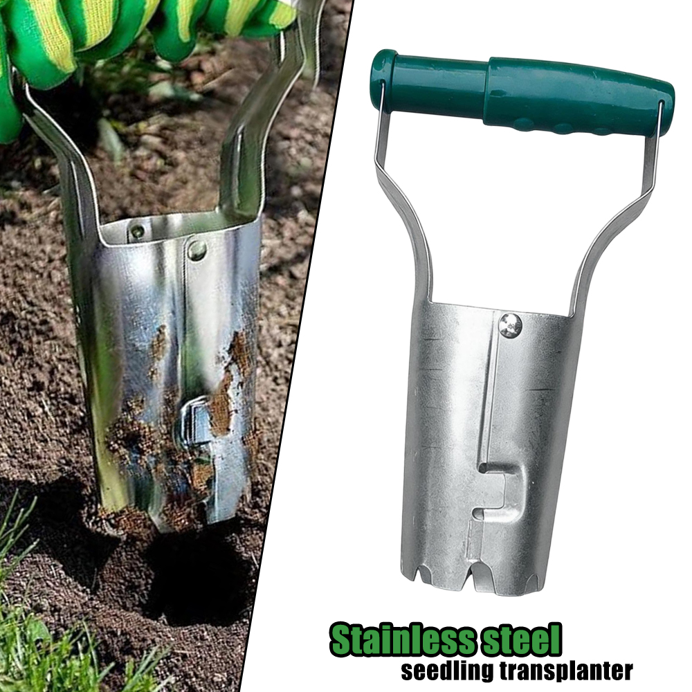 Vegetable Transplanter - Vegetable Garden Seedling Transplanter Stainless Steel