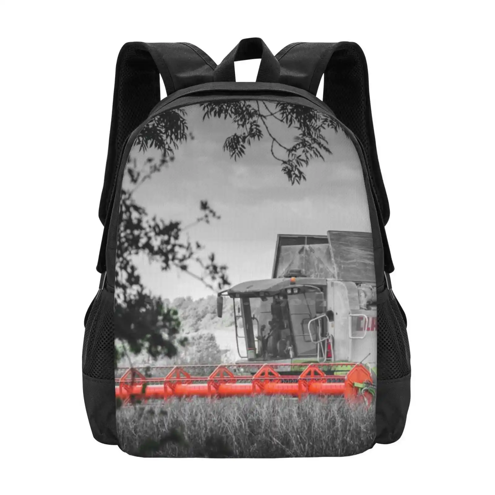 Agriculture Farming Cartoon - Harvesting Hot Sale Schoolbag Backpack Fashion