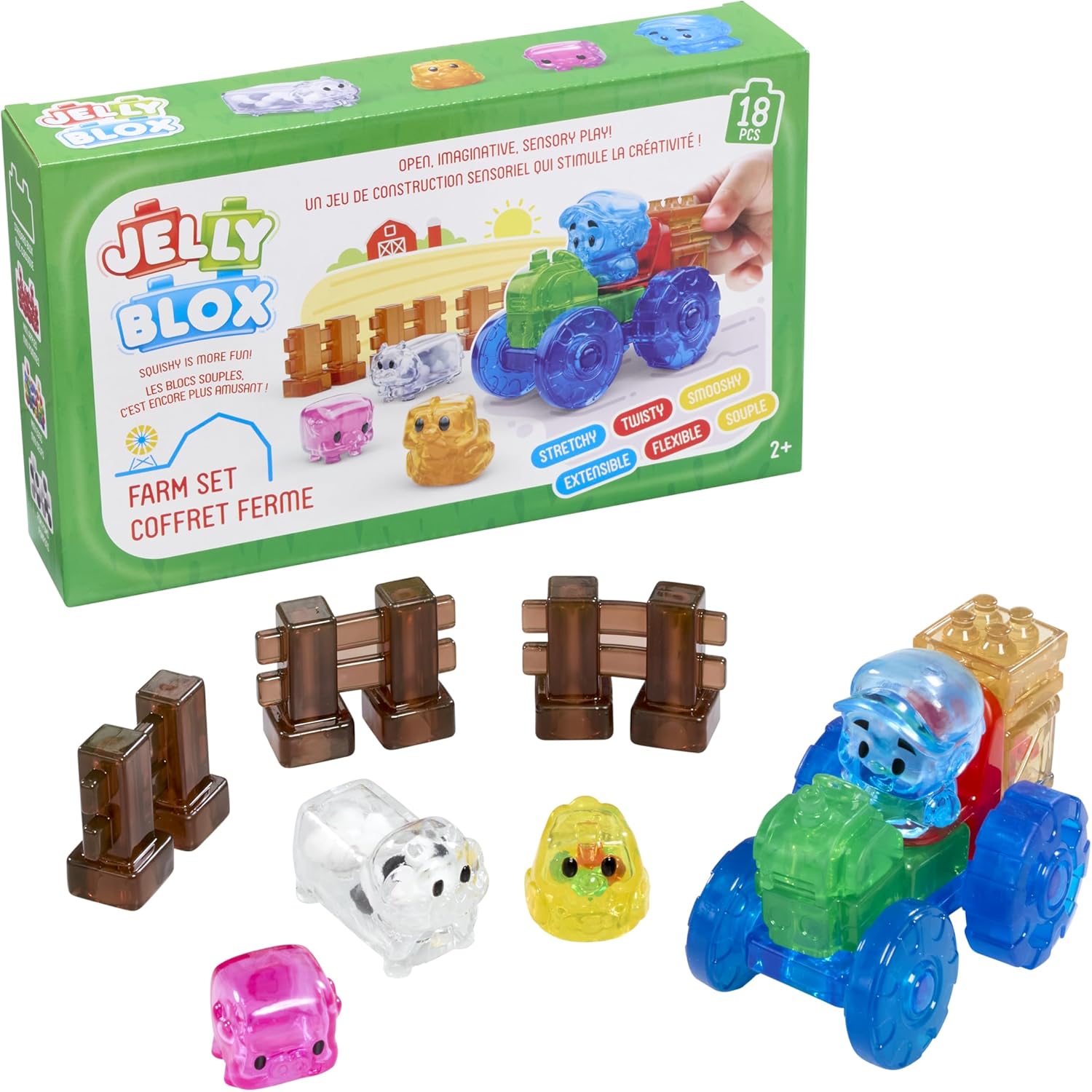 Farming A - Jelly Blox Farm Set | 18-Piece