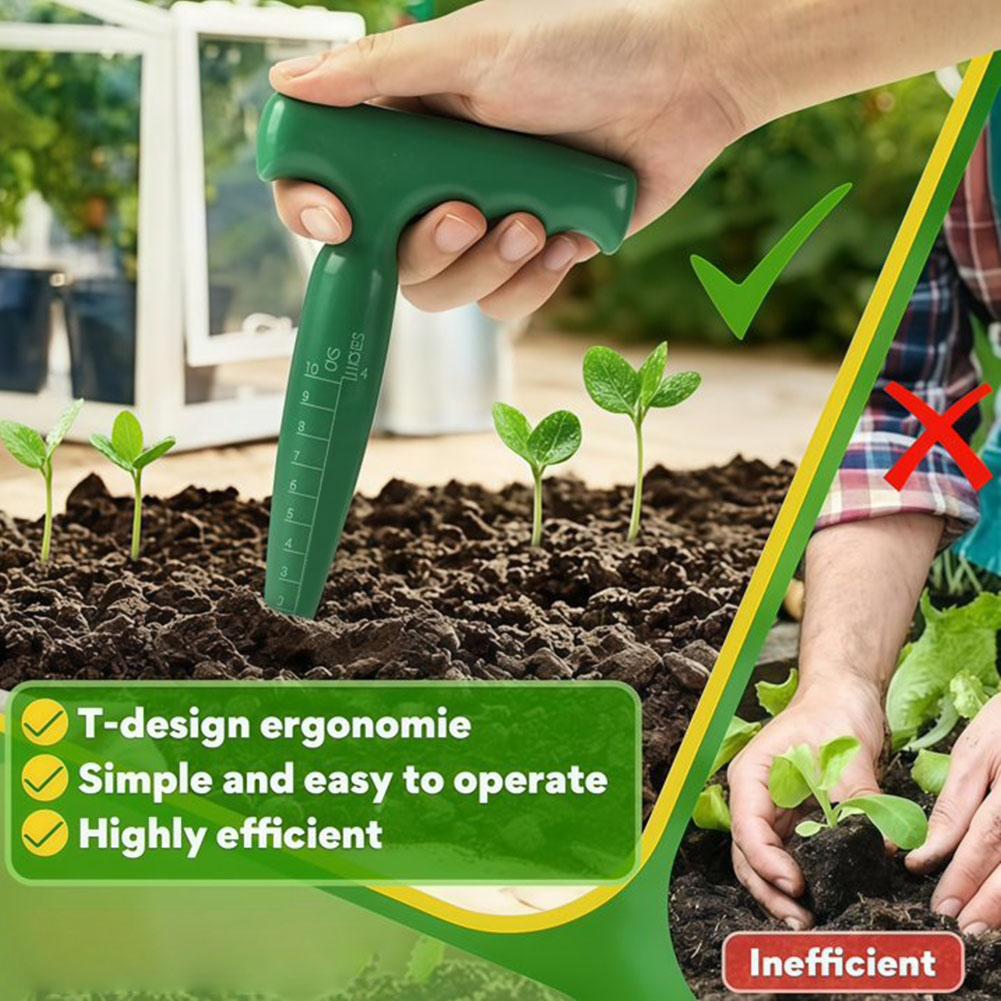 Vegetable Transplanter - Manual Seeder Plant Seeds Sow Bonsai