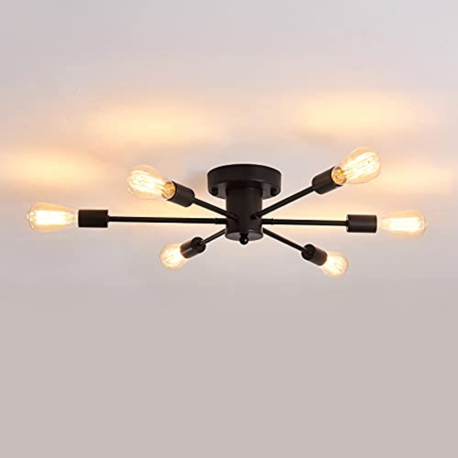 6 Lights Sputnik Semi Flush Mo – Farming A Bewertung und Preis