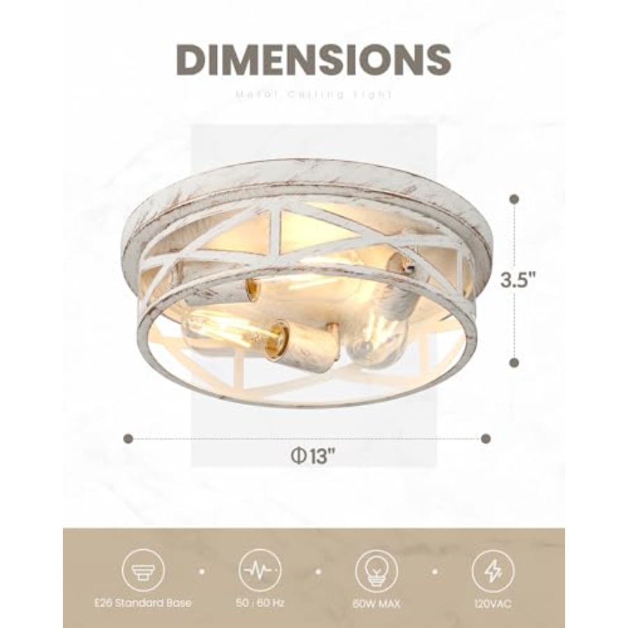13 inch Flush Mount Ceiling Li – Farming A Bewertung und Preis