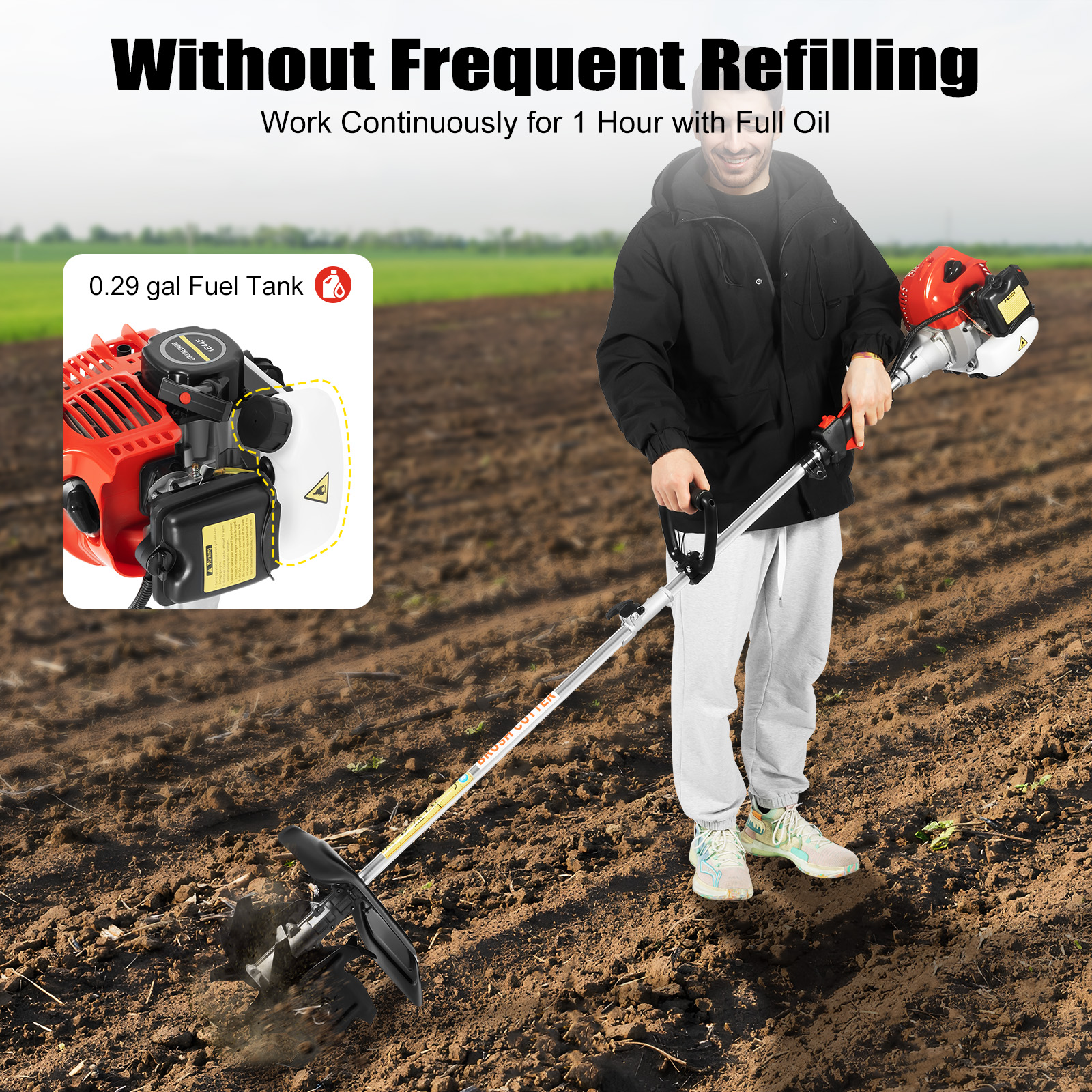 Gas Powered Mini Tiller Cultiv – Soil Tilling Cultivator Bewertung und Preis