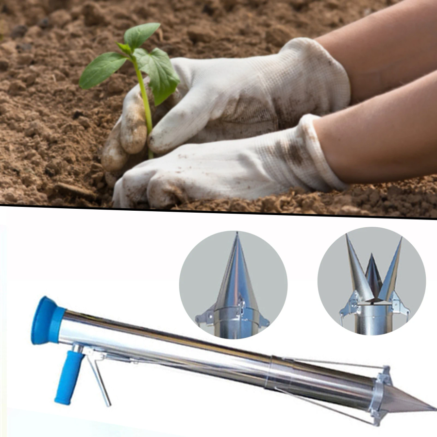 Stainless Steel Manual Seedlin – Vegetable Transplanter Bewertung und Preis