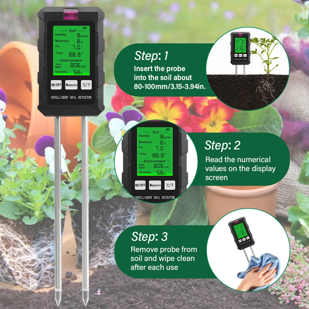 ST03 Six-in-One Soil Tester Mo – Plant Growth Regulator Bewertung und Preis