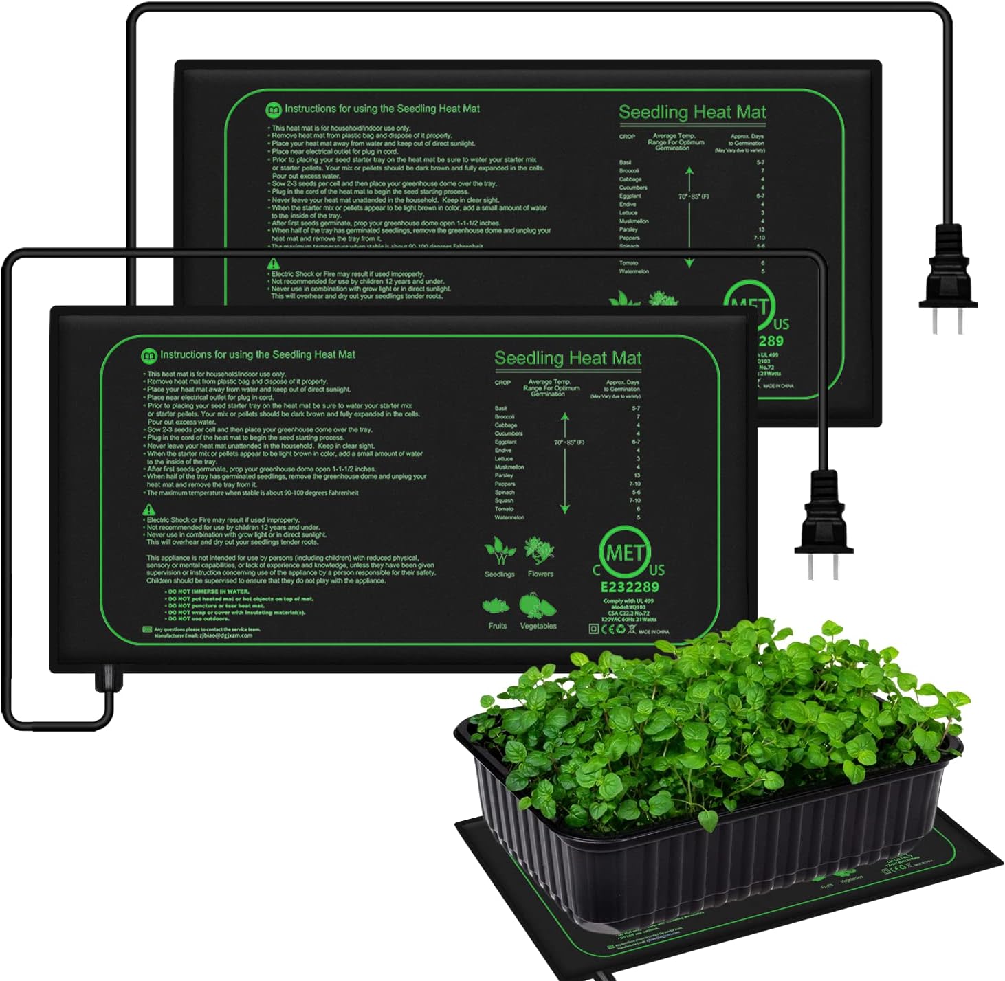 10/25/50CM Seedling Heat Mat I – Plant Growth Regulator Bewertung und Preis
