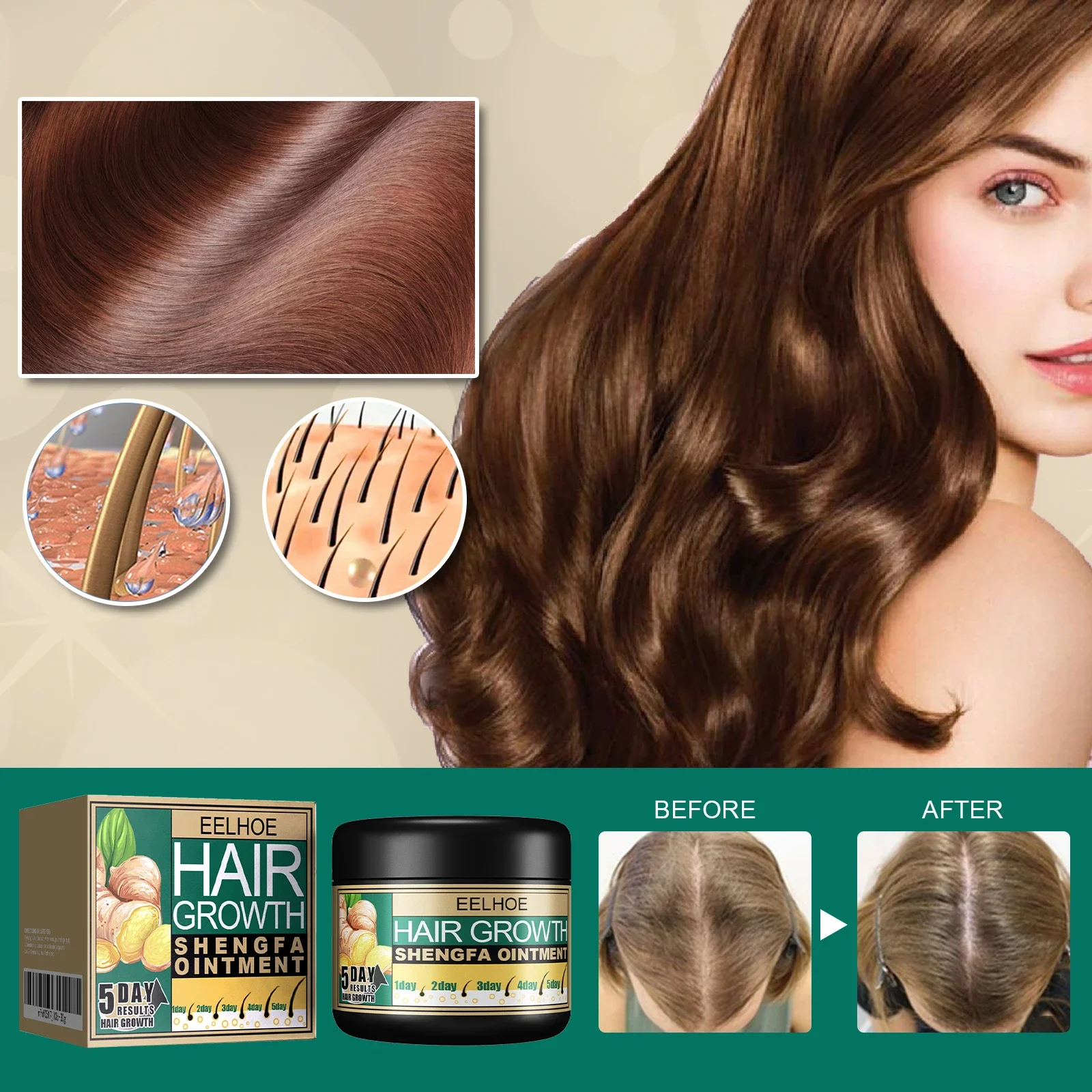 EELHOE Ginger Dense Hair Cream – Plant Growth Regulator Bewertung und Preis