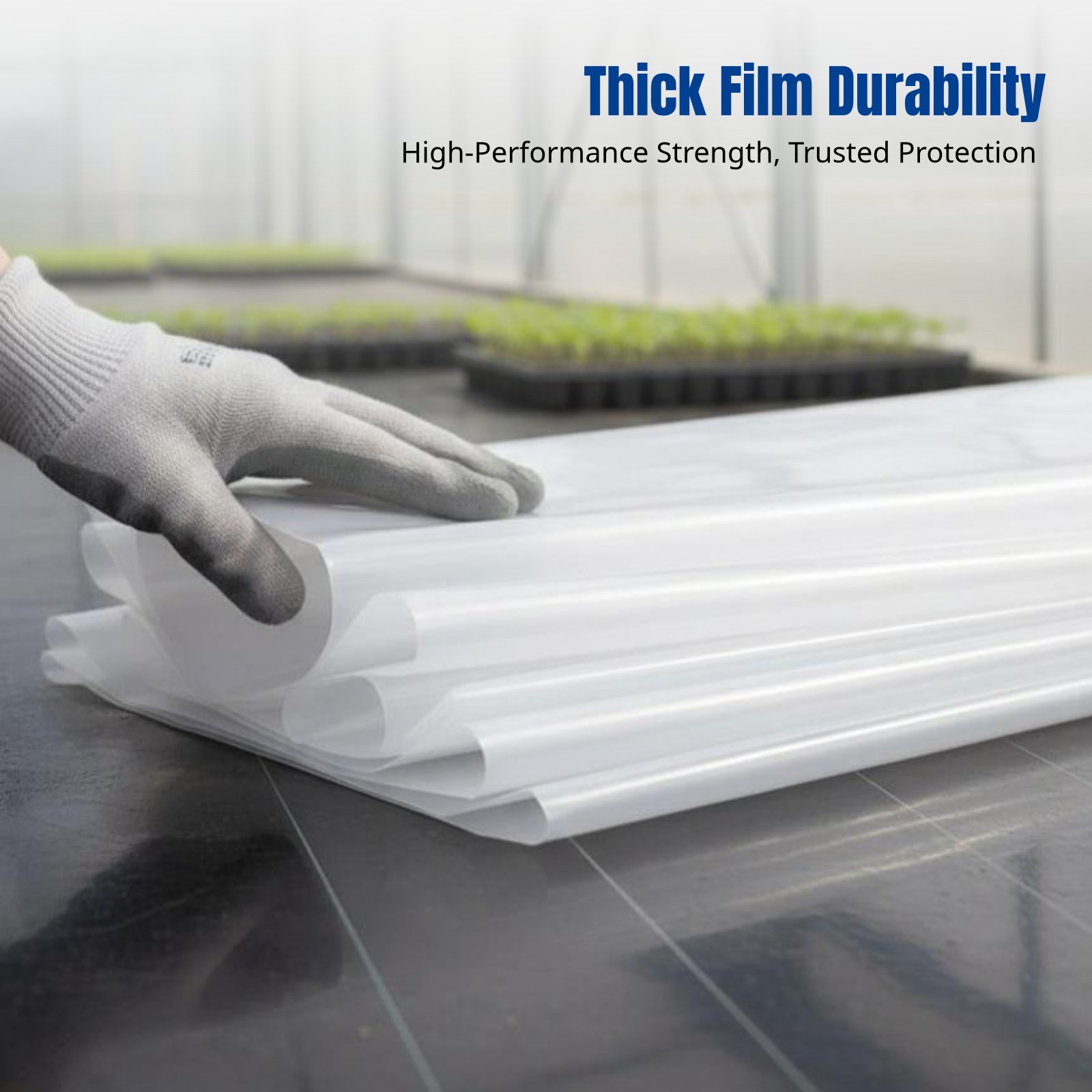 Heavy Duty Transparent Tarp, W – Greenhouse Plastic Film Bewertung und Preis