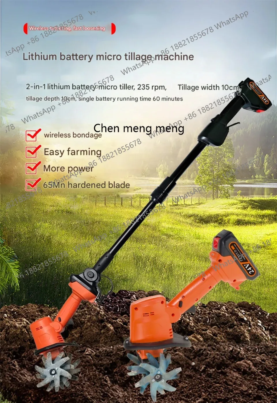 New arrive 2 In 1 Electric Gar – Soil Tilling Cultivator Bewertung und Preis