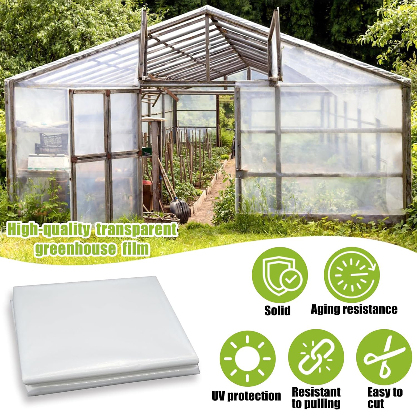 Transparent Greenhouse Plastic – Greenhouse Plastic Film Bewertung und Preis