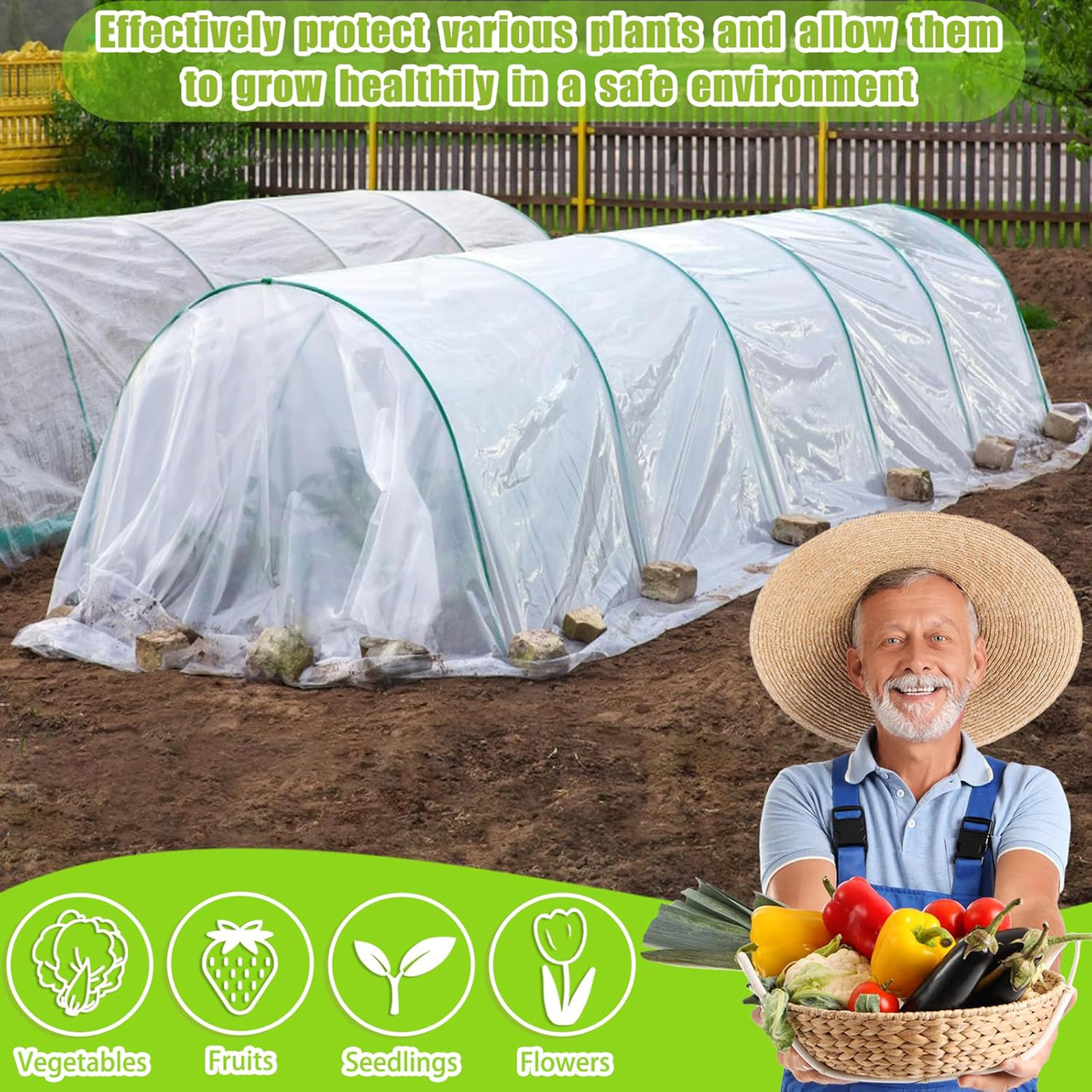 Transparent Greenhouse Plastic – Greenhouse Plastic Film Bewertung und Preis