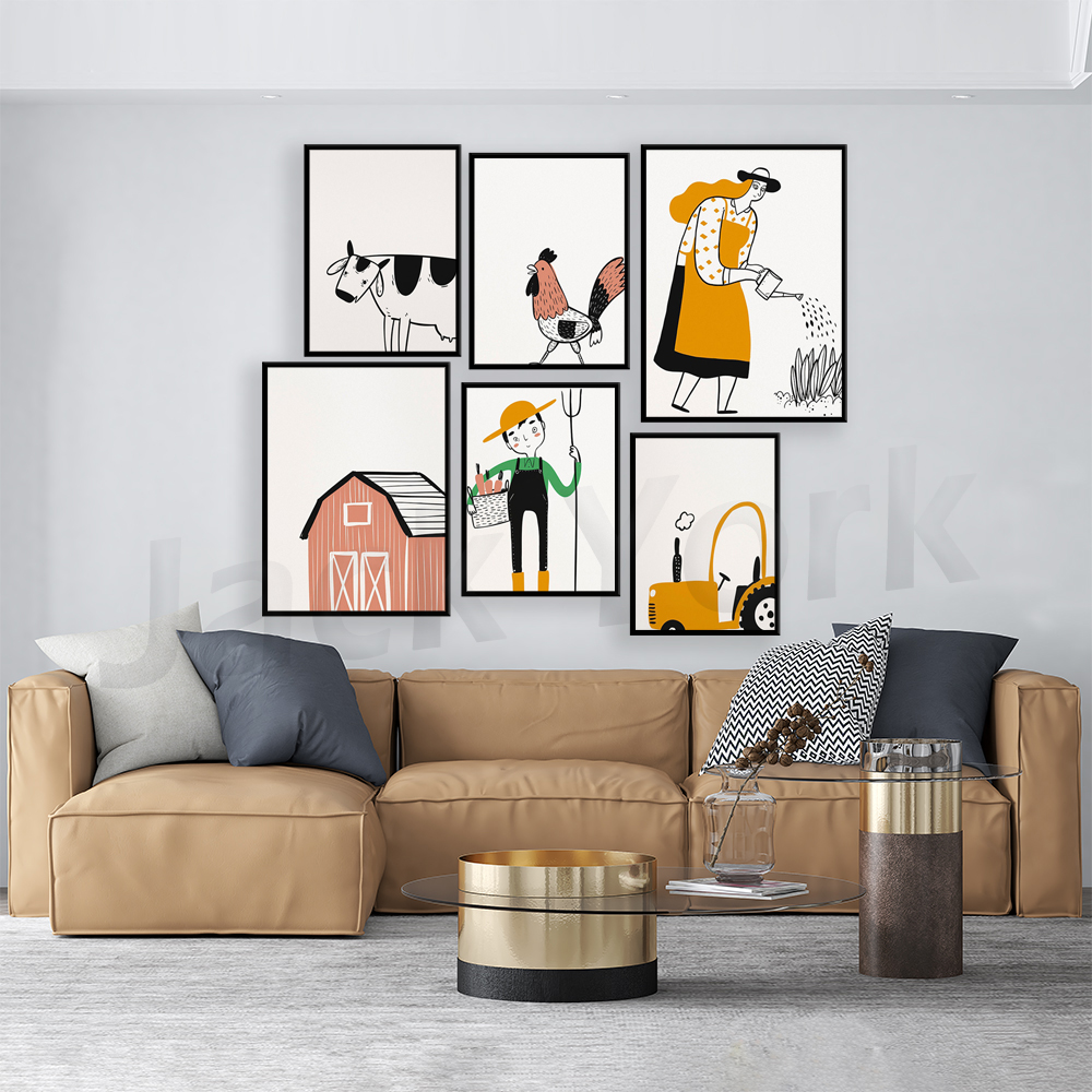 Agriculture Gallery Wall - 4-H – Agriculture Farming Cartoon Bewertung und Preis