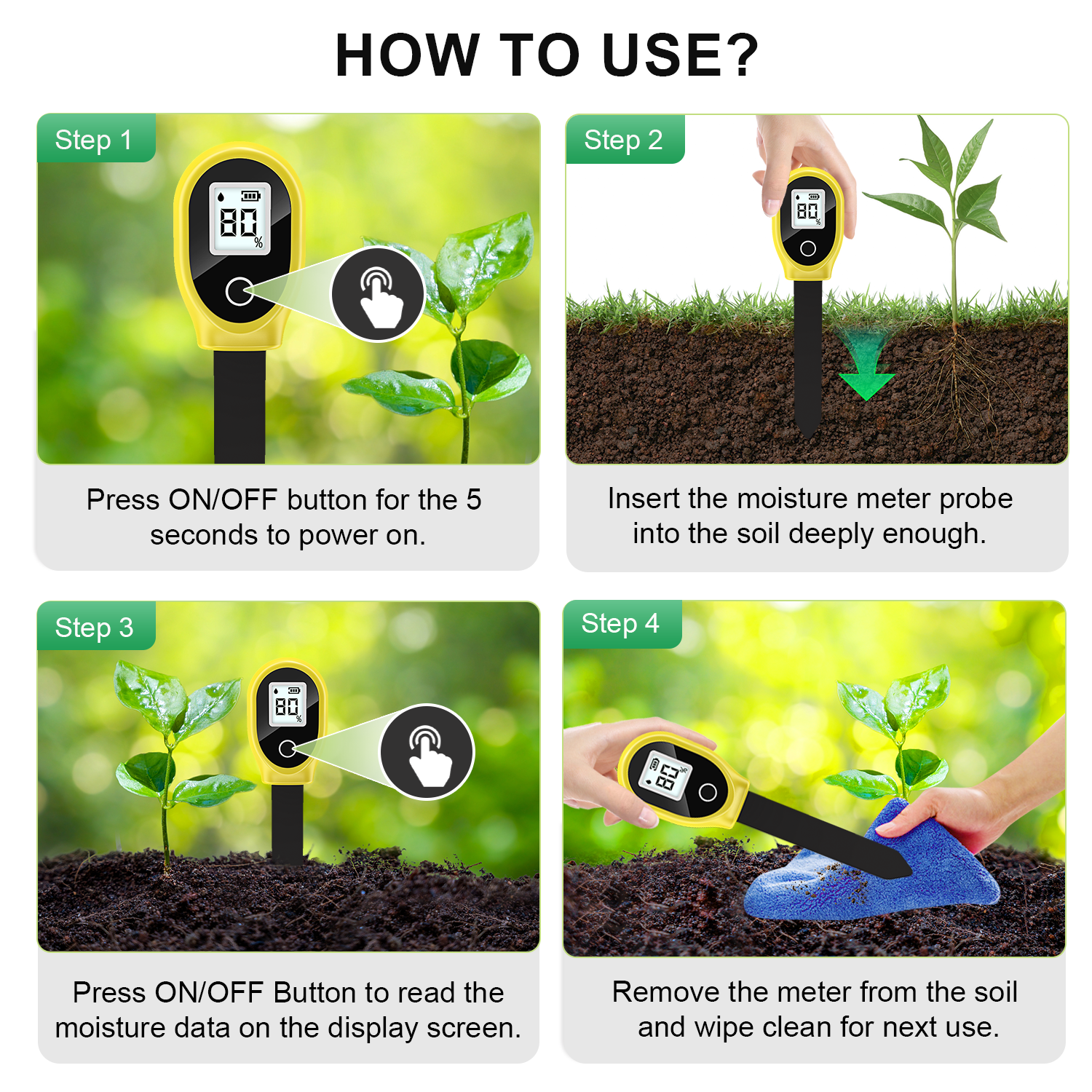Soil Moisture Sensor Monitor P – Plant Growth Regulator Bewertung und Preis